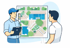 Custom property planning illustration